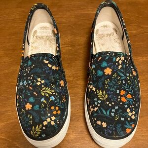 Keds x Rifle Paper Co. Triple Decker Wildwood Slip-On Sneakers